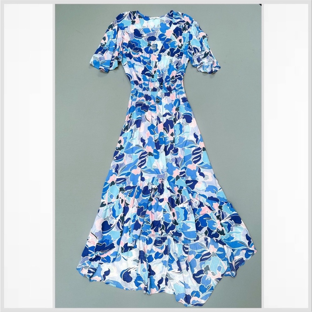 Anthropologie Abel the Label gorgeous tropical maxi dress, S. - Picture 5 of 8